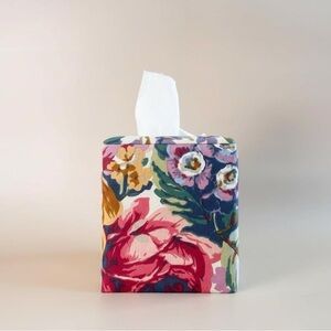 Floral Tissue Box Cover
